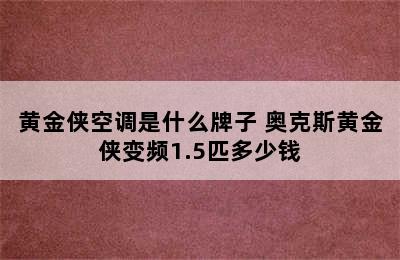 黄金侠空调是什么牌子 奥克斯黄金侠变频1.5匹多少钱